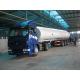Chemical Liquid Tank Truck High Strength Steel Semi Trailer 35500L / 40500L