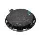 EN124 Standard Round Cast Iron Manhole Cover For Municipal L Construction