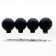 4pcs Non Irritation Smooth Wrinkles Silicone Glass Massage Cupping Cups Set