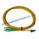 G.652D SM Duplex Indoor Type Fiber Optic Patch Cord With OFNP Cable