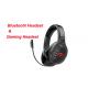 Ps4 Bluetooth Headset , 5.0 Bluetooth Red Lightweight Gaming Headset