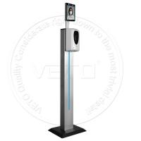 Non-contact face recognition temperature detector with auto hand sanitizer