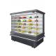 Commercial Supermarket Refrigeration Upright Open Chiller Plug In System