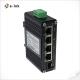 Mini Fiber Ethernet Switch 4 Port 10/100/1000T 802.3at To 1-Port SFP Uplink Gigabit PoE Switch