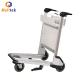 3 Wheels Airport Luggage Trolley PVC Handle Aluminum Alloy