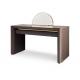 Makeup High End Modern Dressing Table with Small Half Moon Mirror