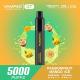 Passionfruit Mango Ice Plastic Metal Disposable Vape Pen With All Flavors 62g Weight