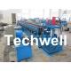 Hydraulic Cutting 14 Station C Shape Purlin Roll Forming Machine With Post - Cutting