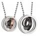 New Fashion Tagor Jewelry 316L Stainless Steel couple Pendant Necklace TYGN258