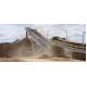 Rubber Curved Mobile Belt Conveyor For Dirt Sludge Ore Sand Gravel Aggregate