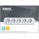 Residential / General-Purpose 5 Outlet Power Strip with 2 years warranty