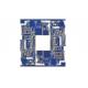 Blue BGA Rigid PCB Board High TG180 2 OZ Copper Thickness 1.6MM Board Thickness