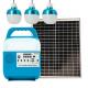 Portable Home Solar Home Lighting System Mobile Charging 25W Led Kits Panel
