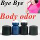 30ml 50 Ml 60ml Refillable essential oil body odor Empty HDPE Plastic Roll on Deodorant Bottles Round Roller Ball