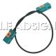 FAKRA Extension Cable Straight RF FAKRA Connector Cable For Car GPS Antennas