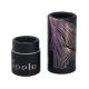 Matte Black Custom Cardboard Lipstick Tubes 19mm with Holographic Hot Stamping