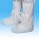 White PP Disposable Shoe Covers , Non - Irritant Disposable Plastic Boot Covers