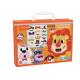 CMYK Educational Animal Magnetic Jigsaw Puzzle Sticker Childrens Learning Toys For 7 Year Olds