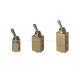 Miniature Two Position Five Way Manual Directional Control Brass Hand Toggle Valve
