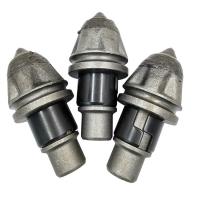 Precision Steel Rotary Drilling Rig Tools Bullet Teeth Round Shank Chisel 9-30mm