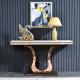 120cm Slim Marble Entrance Console Table For Sophisticated Spaces