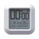 Square Magnetic Digital Count-Up Count-Down Kitchen Timer With Clock And Touch Screen