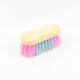 Plastic 15*5.7cm Horse grooming brush products with brush wire in three colors