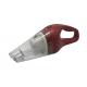 Red ABS Battery Vacuum Cleaners / Car Interior Vacuum Cleaner Two Brushes