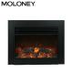 34 Flat Frame Modern Wood Mantel Fireplace Digital LED With Remote Control Insert