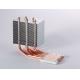 ISO9001 Copper Pipe Heat Sink Aluminum Plate Soldering Mill Finish Custom