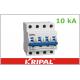 Breaking capacity:10 KA  1P 1P+N 2P 3P 3P+N 4P MCB  Mini Circuit Breaker , High Short Circuit & overload Capacity