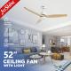 SAA Energy Saving Ceiling Fan AC Motor 3 Speed for Living Room