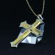 Fashion Top Trendy Stainless Steel Cross Necklace Pendant LPC431