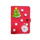 2022 Felt A6 Cartoon Christmas Tree Deer Notebook Grid Pages Journal Korean Diary Book