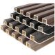 Protective 3D Insulated Slat Wood Indoor Interior PVC Decorate WPC Wall Panel for Gym