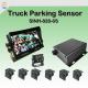 7 Monitor Car CCD 4PIN Reversing Camera 90° 900TVL Ultrasonic Parking Sensors