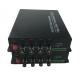 4Ch 1080P HD SDI To Fiber Converter With RS485 Reverse Data , One SDI Loop Out