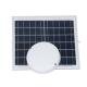 Plastic White Solar Ceiling Lights , Outdoor Solar Lighting With Remote Controller
