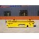 2019 Cheap Electric Outdoor Material Handling Lifting Equipment , Yellow Heavy Load Rail Transfer Car