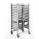 Low Temperature Resistance Bakery Tray Rack Trolley 1.5mm Plate Thickness