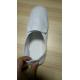 Cleanroom White breathable PVC sole anti slip antistatic leather lab shoe esd mesh shoes