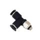 One Touch Pneumatic Tube Fittings PST - C Equal Male Thread Connector Oval