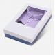 Custom design soft cardboard paper packaging box for shirt with pvc window