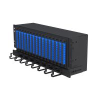 4U Modular Fiber Optic Splitters Distribution Chassis Steel 19inch Rack Mount
