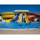 Anti Corrosion Fiberglass Slides Outdoor Water Games Aquatic Park Child Play Equipment