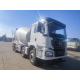 8x4 Concrete Conveyor Truck SHACMAN H3000 Concrete Transit Mixer 375HP White