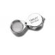 10X Magnification Triplet Jewelry loupe with chromium plating outer casing