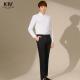 Anti-Shrink 50% Wool Slim Fit Suit Trousers for Man LCBZ Customized Office Pants