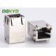 100 BASE cat 5 single port 6 pin Rj45 Lan Jack for Fiber Optic Transceivers