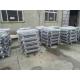 Warehouse Shelf Storage Cages On Wheels Galvanized Zinc Surface Easily Folded